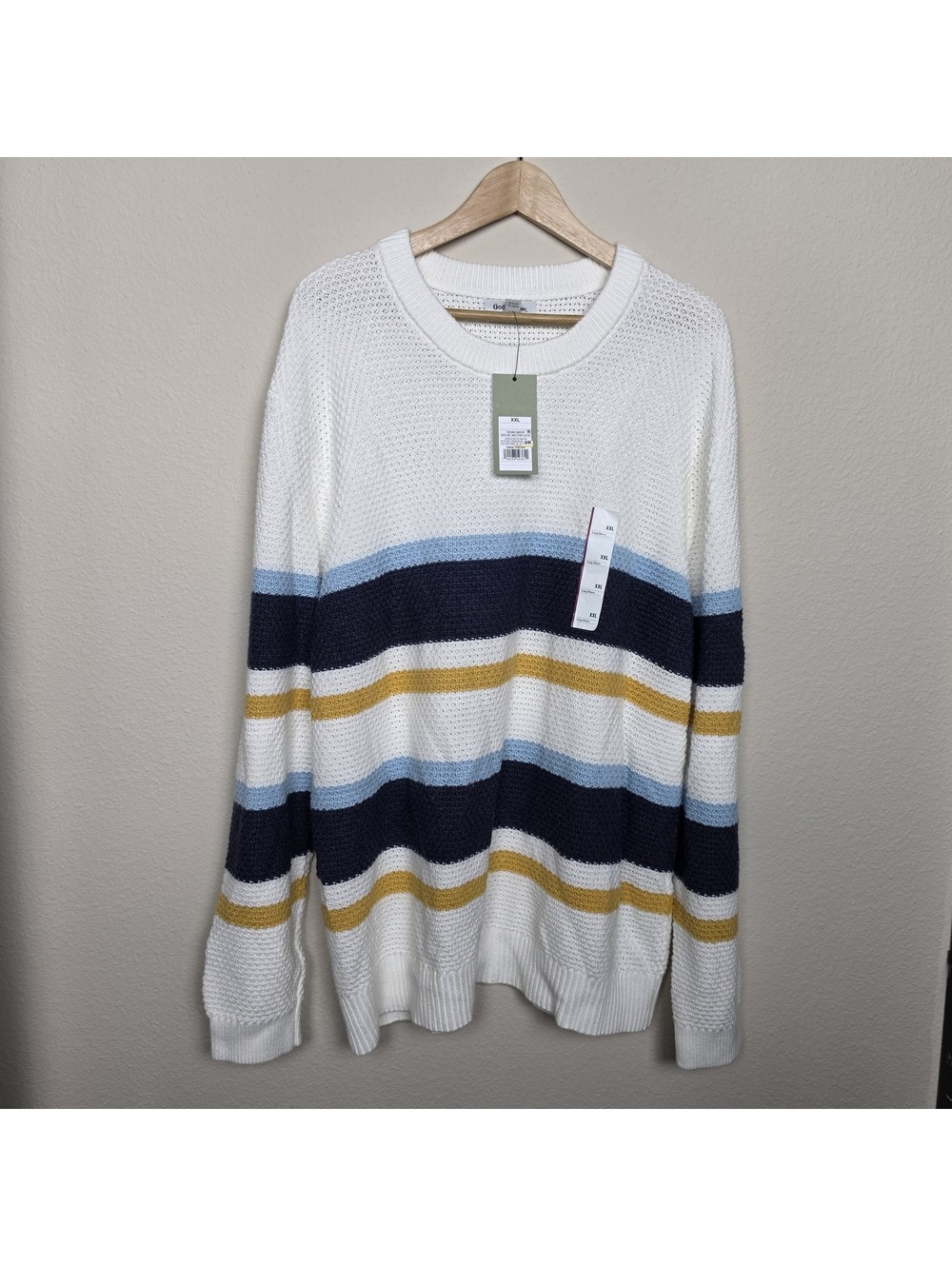 Goodfellow & Co Men's Textured Crewneck Sweater XXL
